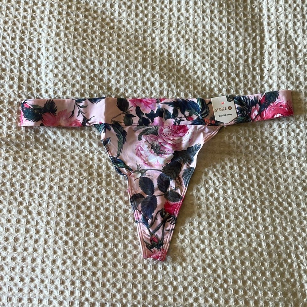 Stance underwear wide side thong new NWT undies size large 12 to 14